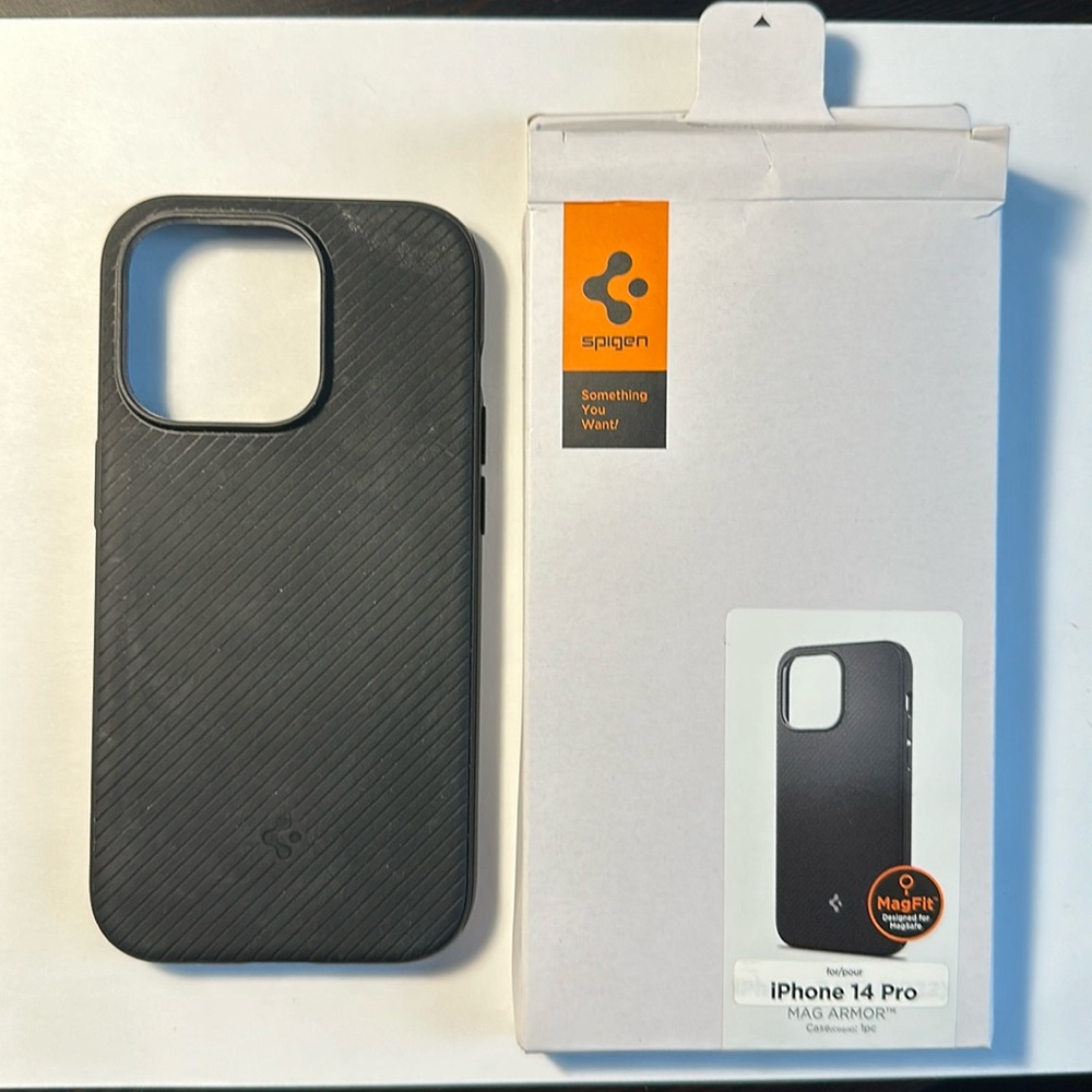 Spigen Mag Armor (MagFit) Case - MagSafe Designed for iPhone 14 Pro